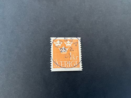 Tre kronor facit nr 294 praktstämplat LANNA