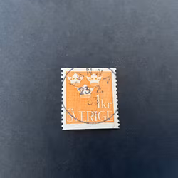 Tre kronor facit nr 294 praktstämplat LANNA