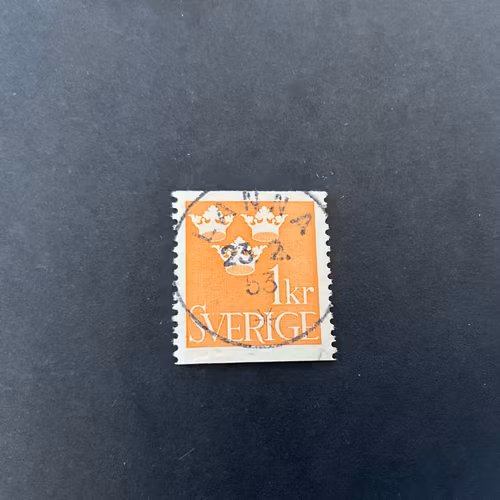 Tre kronor facit nr 294 praktstämplat LANNA