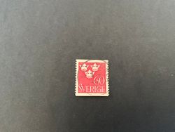 Tre kronor facit nr 286 praktstämplat LÅNGEMÅLA