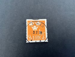 Tre kronor facit nr 294 praktstämplat, liten del av 2:a stämpel LIDNÄS