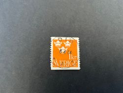 Tre kronor facit nr 294 praktstämplat DIÖ
