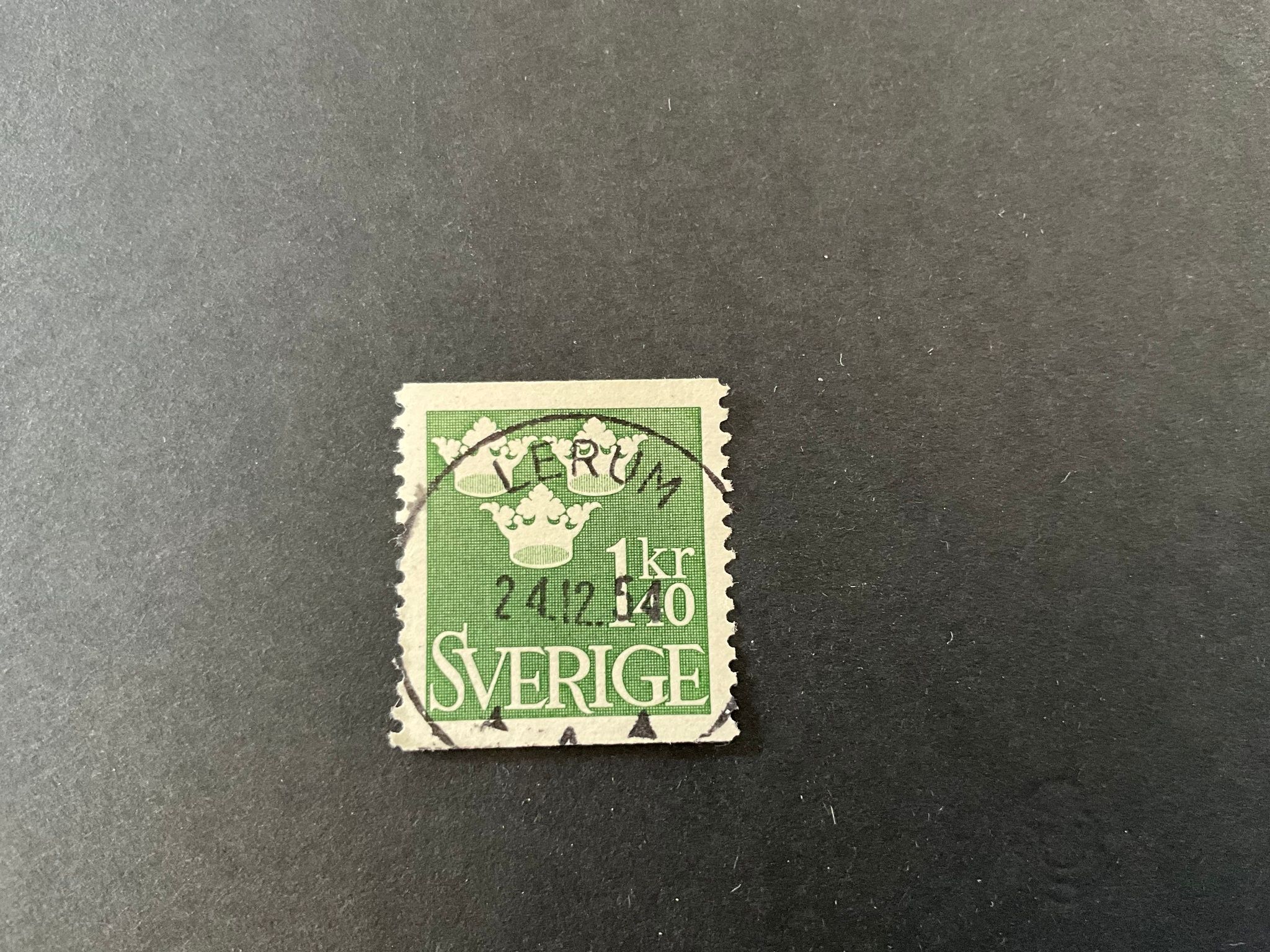 Tre kronor facit nr 300 praktstämplat LERUM