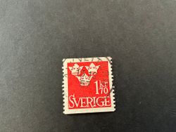 Tre kronor facit nr 304 praktstämplat ALKVETTERN