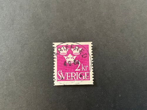 Tre kronor facit nr 308 praktstämplat MARIEFRED