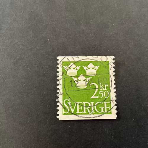 Tre kronor facit nr 313 praktstämplat HÄLSINGBORG