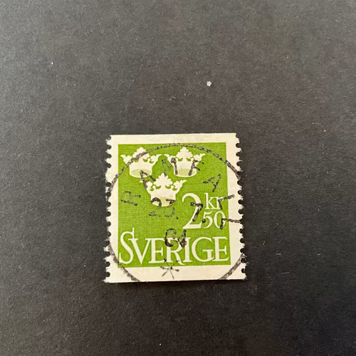 Tre kronor facit nr 313 praktstämplat RAMFALL