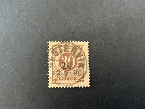 Ringtyp PH facit nr 47 praktstämplat WESTERVIK