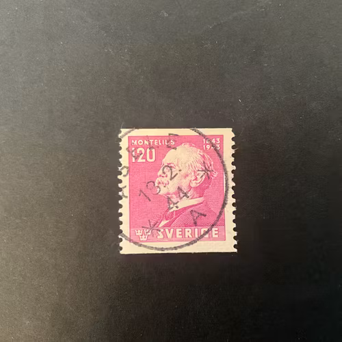 Montelius facit nr 350 fin stämpel ÅSELE