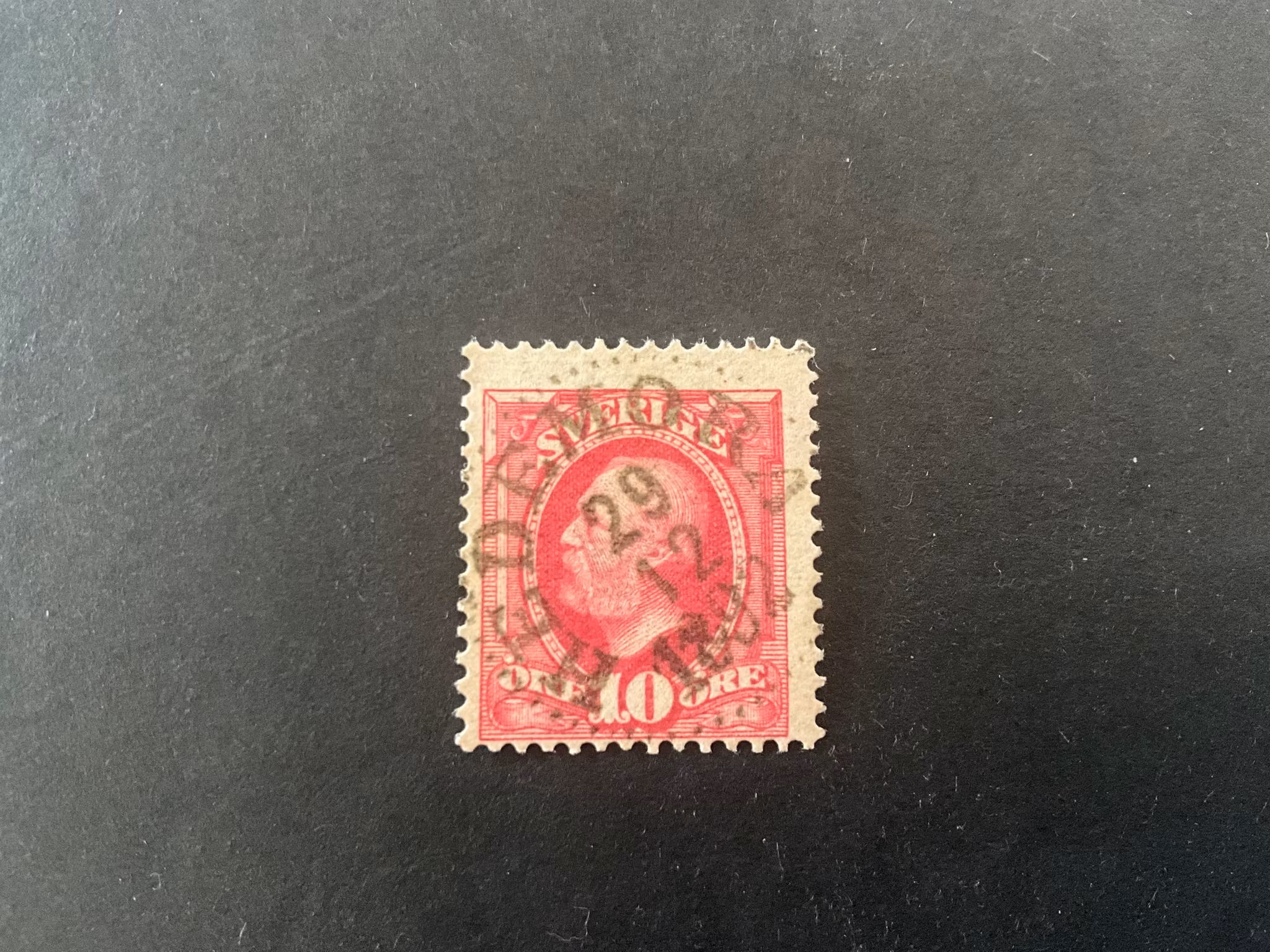 Oscar II koppartryck facit nr 54 fin stämpel HEDEMORA