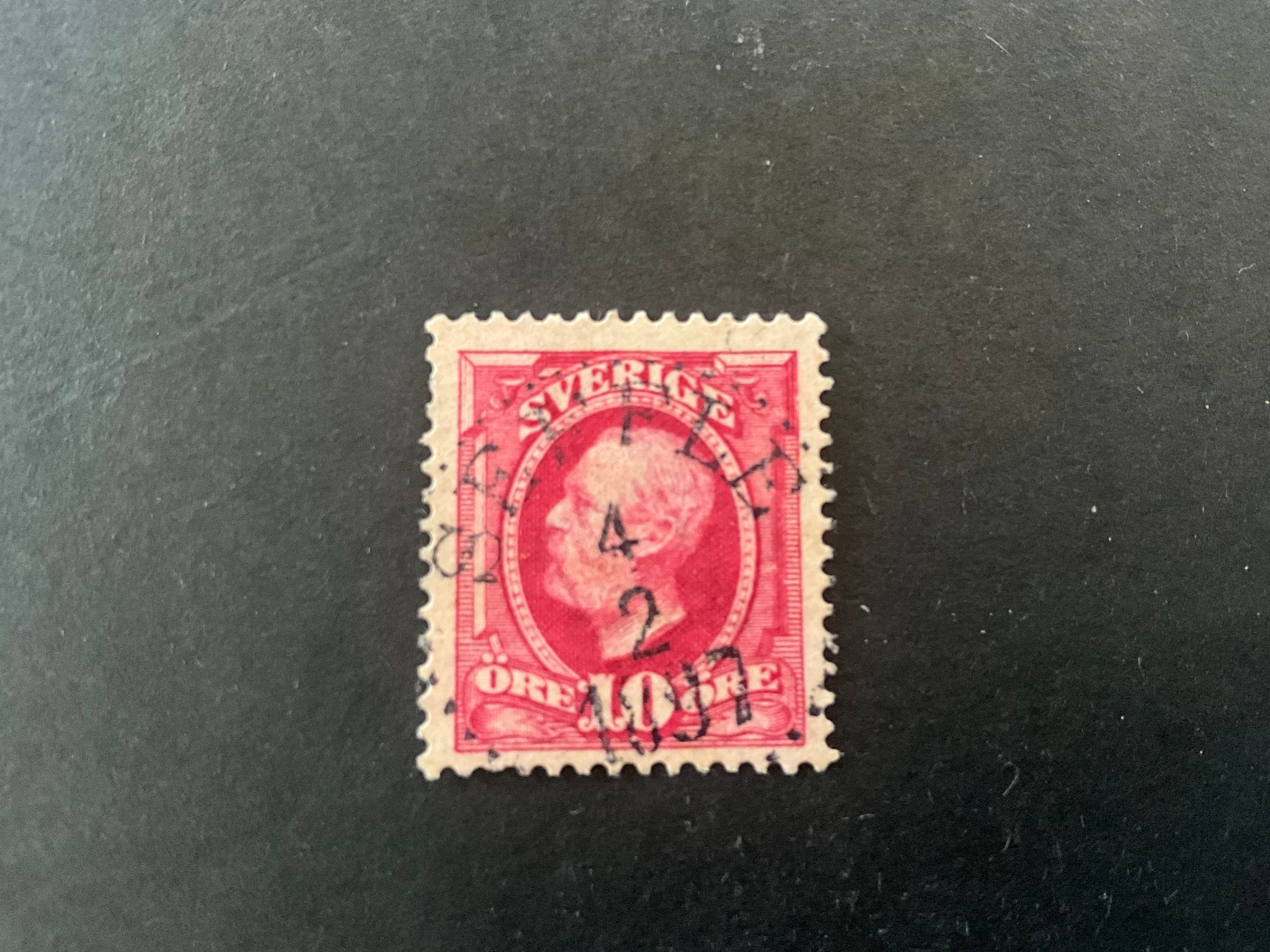 Oscar II koppartryck facit nr 54 praktstämplat SEFFLE