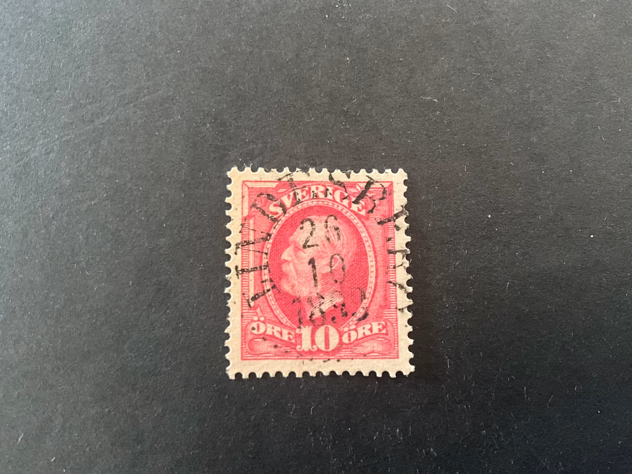 Oscar II koppartryck facit nr 54 praktstämplat LINDESBERG