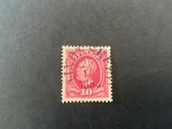 Oscar II koppartryck facit nr 54 praktstämplat LINDESBERG