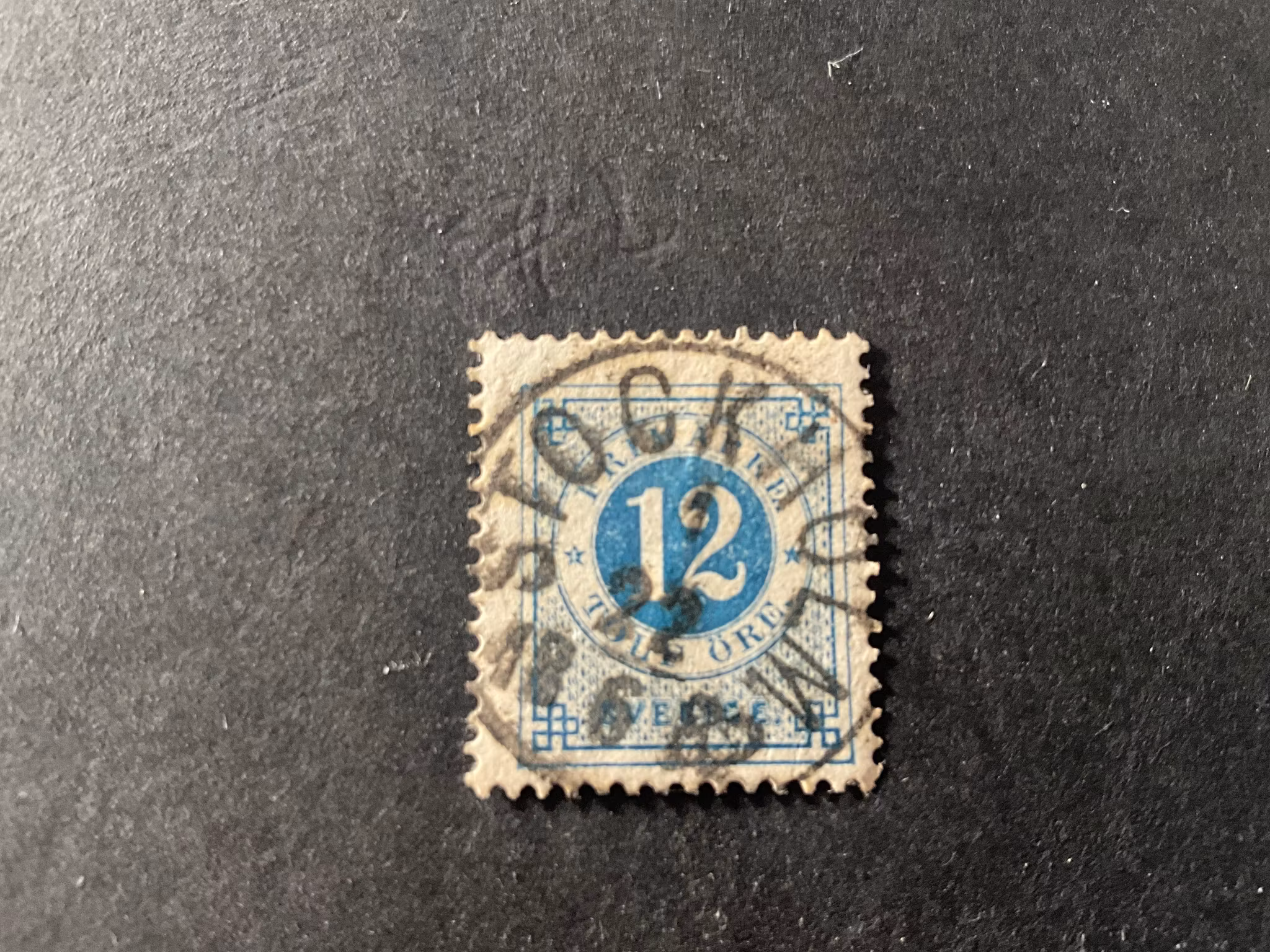 Ringtyp T 13 facit nr 32 praktstämplat STOCKHOLM 1