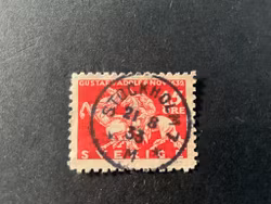 Lützen facit nr 235 C praktstämplat STOCKHOLM 7