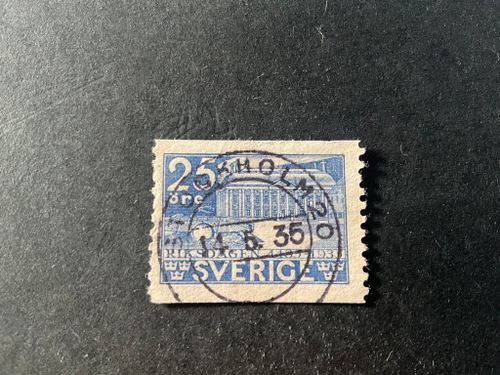 Riksdagen facit nr 243 praktstämplat STOCKHOLM 20