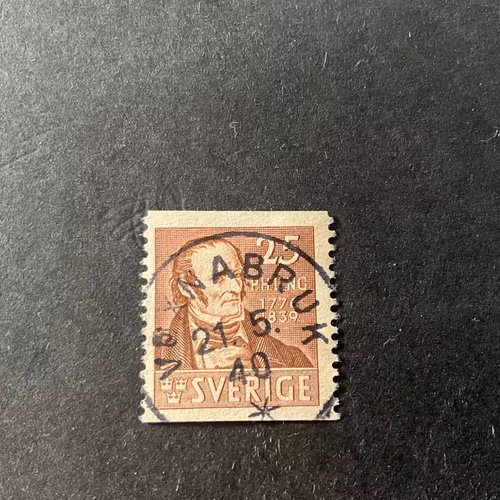 P H Ling facit nr 319 praktstämplat VOXNABRUK