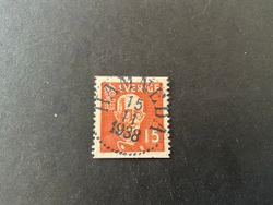 Gustaf V 80 år facit nr 267 A praktstämplat HAMNEDA