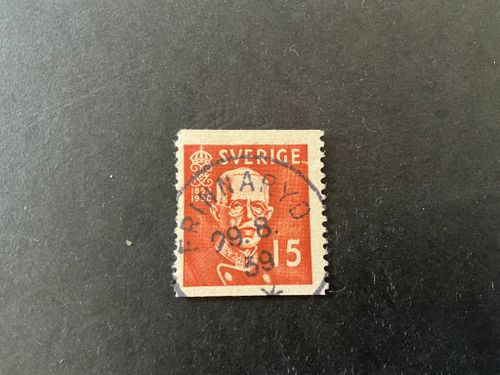 Gustaf V 80 år facit nr 267 A fin stämpel FRINNARYD