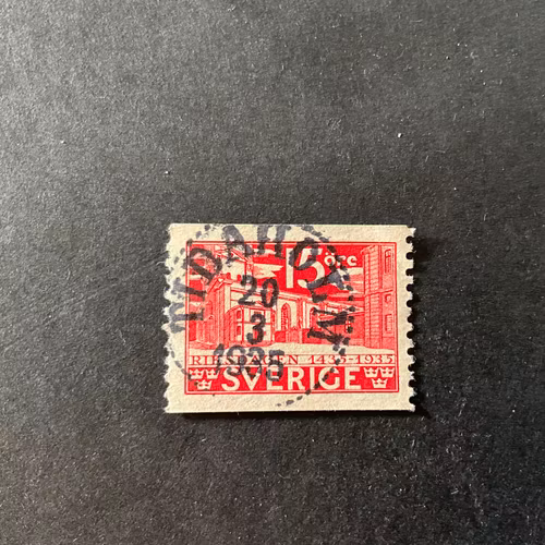 Riksdagen facit nr 242 A praktstämplat TIDAHOLM