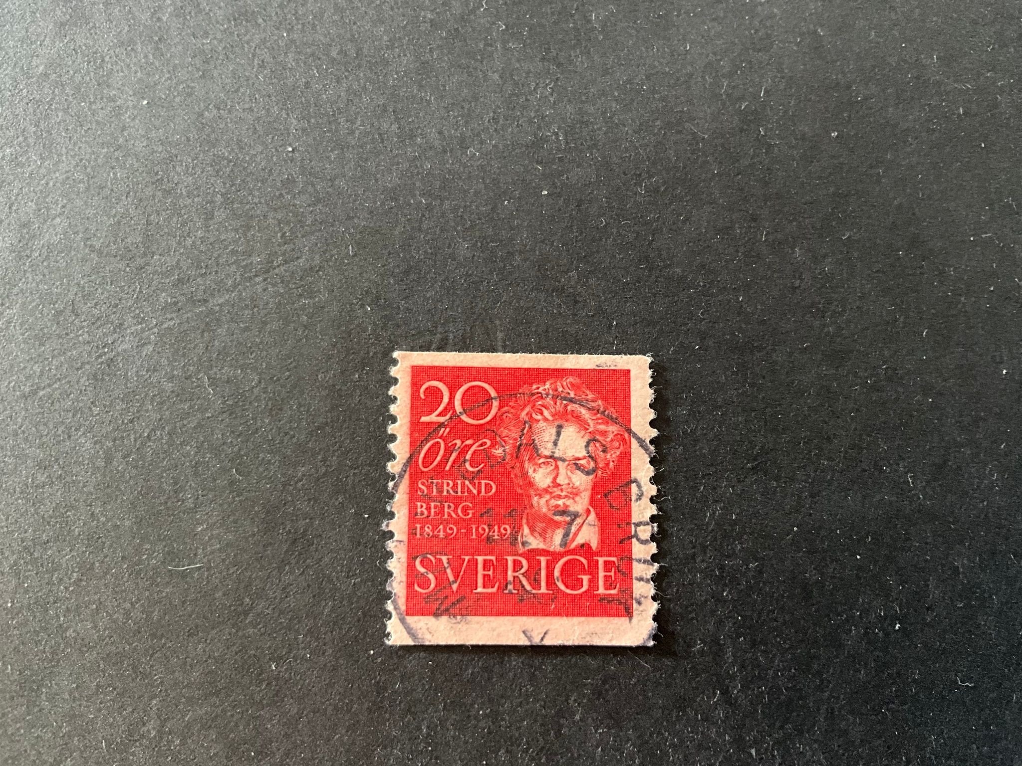 Strindberg facit nr 385 A fin stämpel MUNKEDALS BRUK