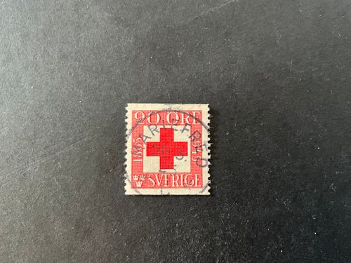 Röda korset facit nr 358 A lyxstämplat MARIEFRED