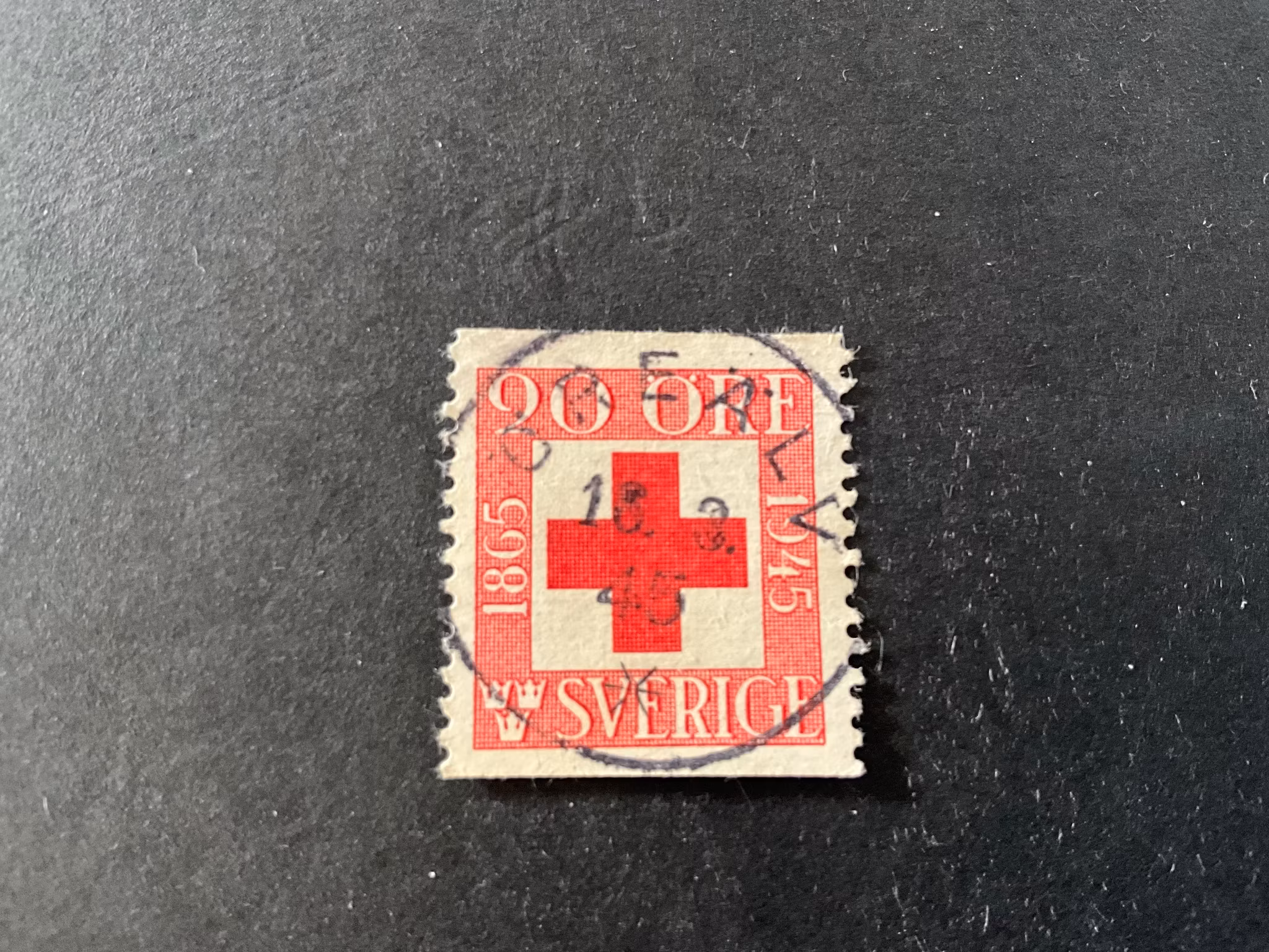 Röda korset facit nr 358 A lyxstämplat ÖREÄLV