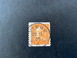 Gustaf V profil vänster facit nr 184 lyxstämplat VISBY