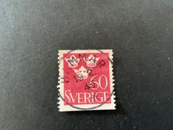 Tre kronor facit nr 286 praktstämplat HAMMAR