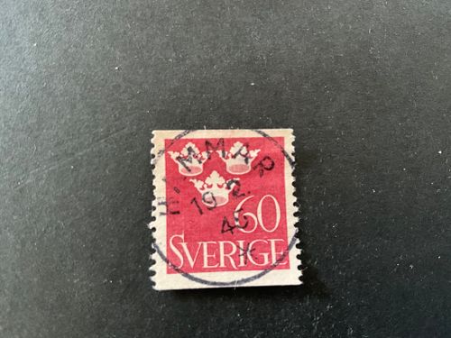 Tre kronor facit nr 286 praktstämplat HAMMAR