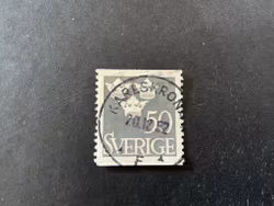 Tre kronor facit nr 284 praktstämplat KARLSKRONA