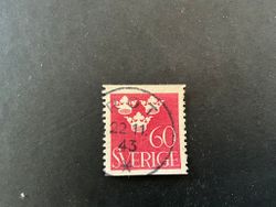 Tre kronor facit nr 286 praktstämplat ROT