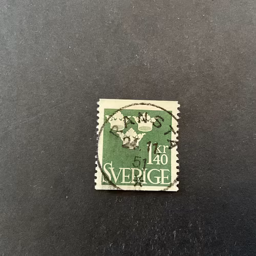 Tre kronor facit nr 300 praktstämplat RANSTA