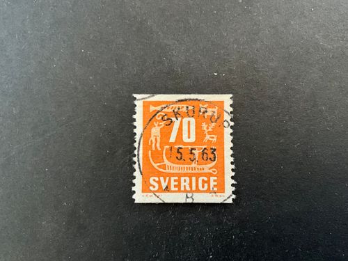 Hällristningar facit nr 462 praktstämplat SKURUP, del av 2:a stämpel