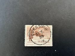 Sjö och helikopterpost facit nr 489 praktstämplat BURGSVIK