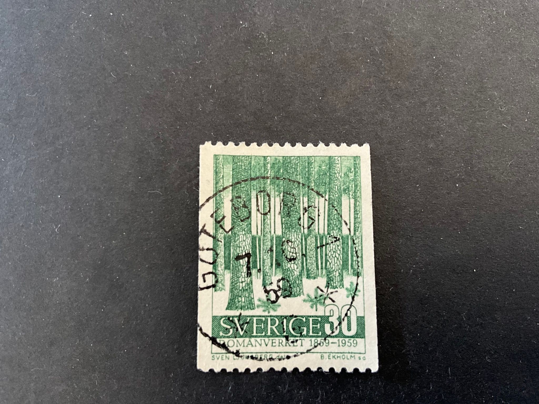 Domänverket facit nr 505 A praktstämplat GÖTEBORG 1