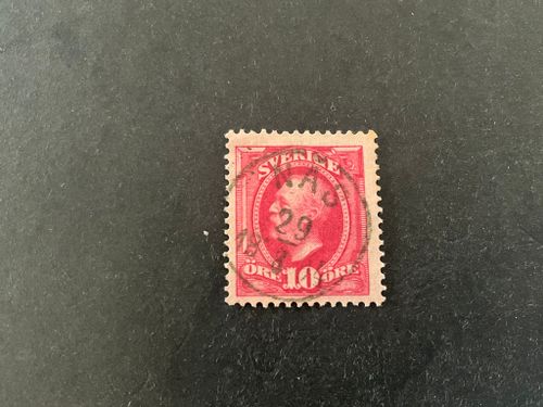Oscar II facit nr 54 praktstämplat NÅS
