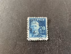Gustaf V en face facit nr 151 C stämplat märke