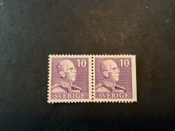 Gustaf V profil höger facit nr 269 CB postfriskt par