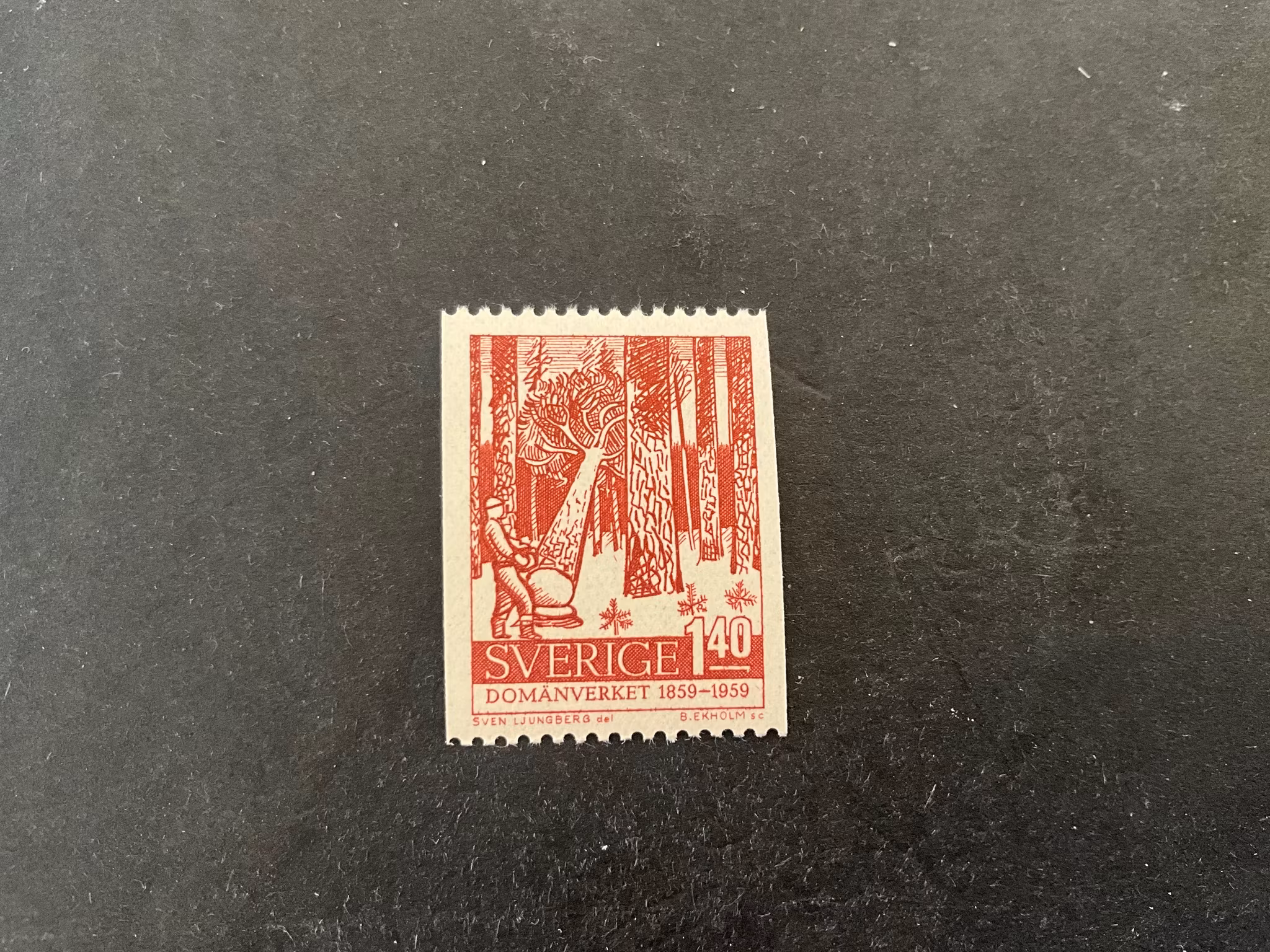 Domänverket facit nr 506 postfriskt märke