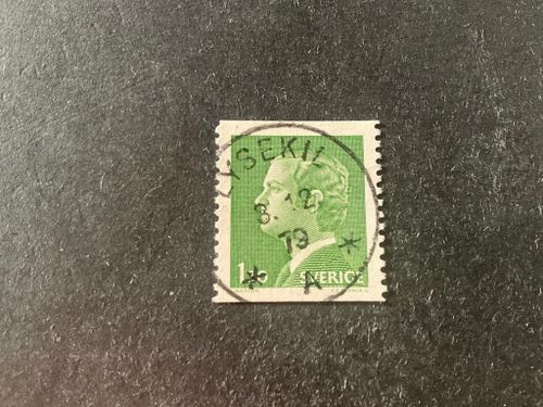 Carl XVI Gustaf facit nr 952 A V2 praktstämplat LYSEKIL