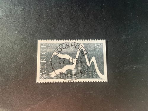 Nobelpristagare kemi facit nr 1279 lyxstämplat STOCKHOLM *PFA*