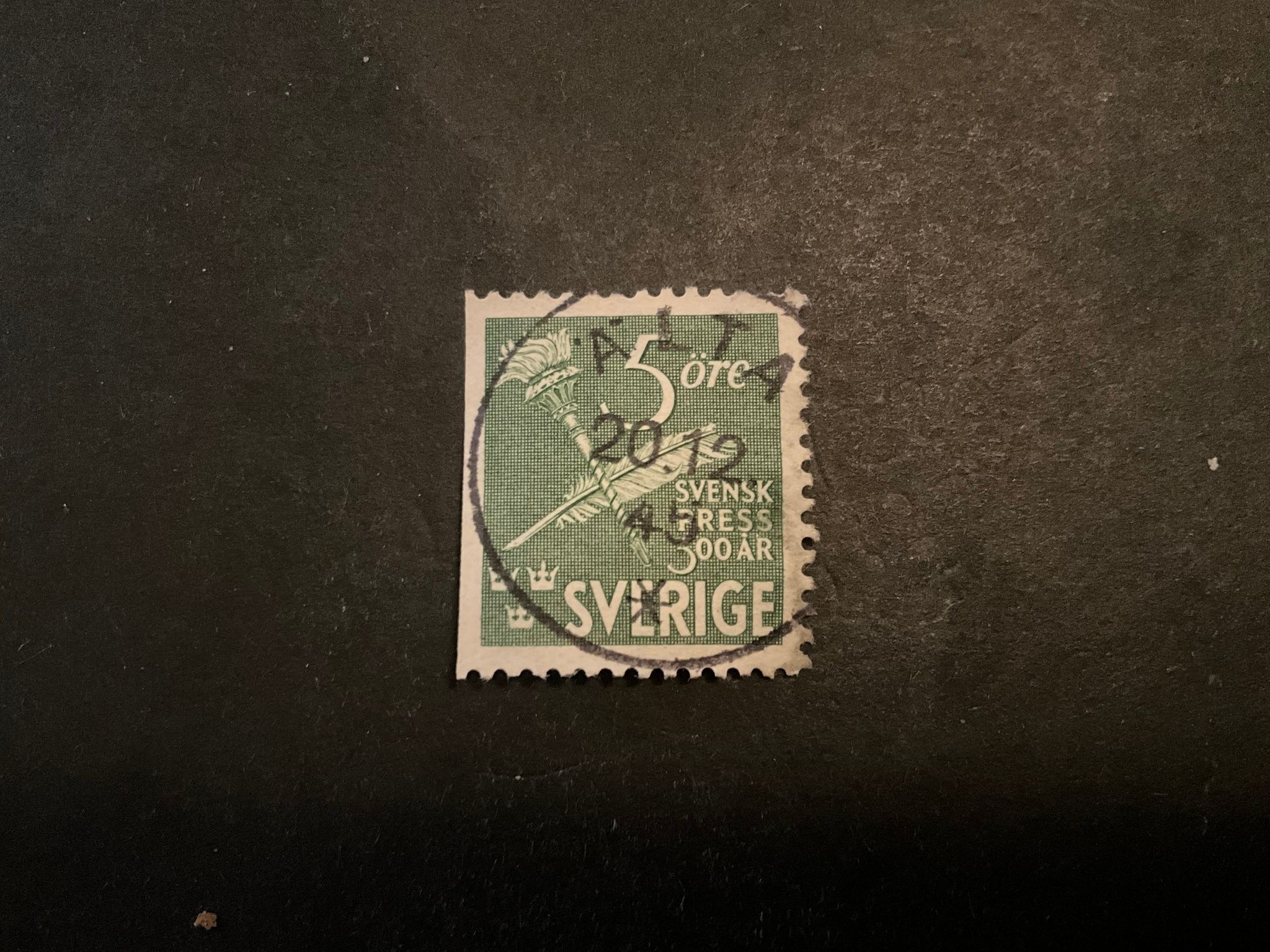 Svensk press facit nr 359 B praktstämplat ÄLTA