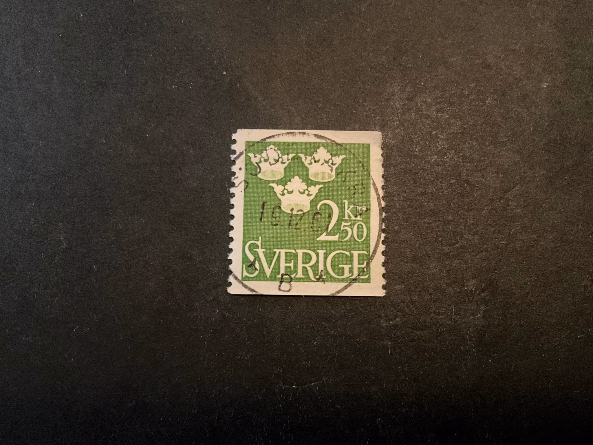 Tre kronor facit nr 313 praktstämplat SÖDERÅKRA
