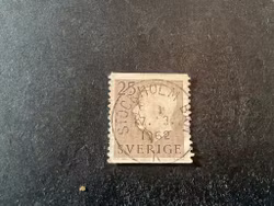 Gustaf VI Adolf typ II facit nr 415 lyxstämplat STOCKHOLM BAN