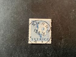 Gustaf VI Adolf typ I facit nr 406 A praktstämplat SÄRNA, del av 2:a stämpel