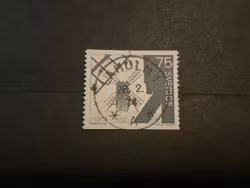 Öländska väderkvarnar facit 730 A lyxstämplat LAHOLM 1