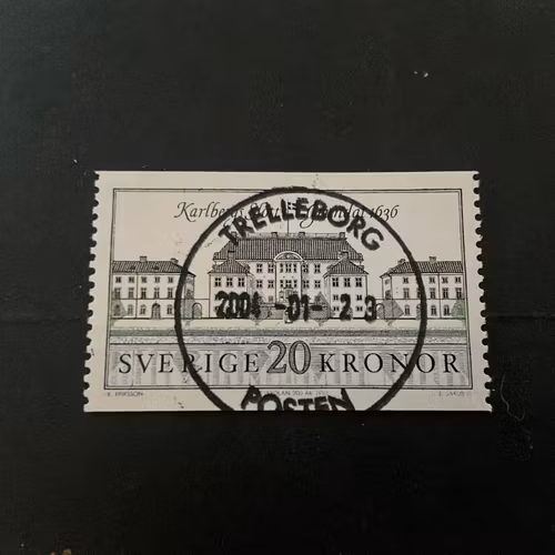 Karlberg facit nr 1742 lyxstämplat TRELLEBORG