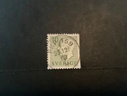 Gustaf VI Adolf typ I facit nr 399 B2 praktstämplat PKP 159