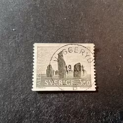 Ales stenar facit nr 579 praktstämplat VAGGERYD